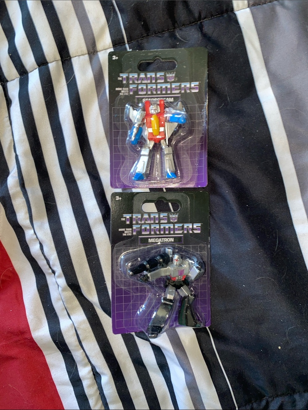 Megatron & Autobot Mini Figure Pack - Black, Silver, Blue, Red